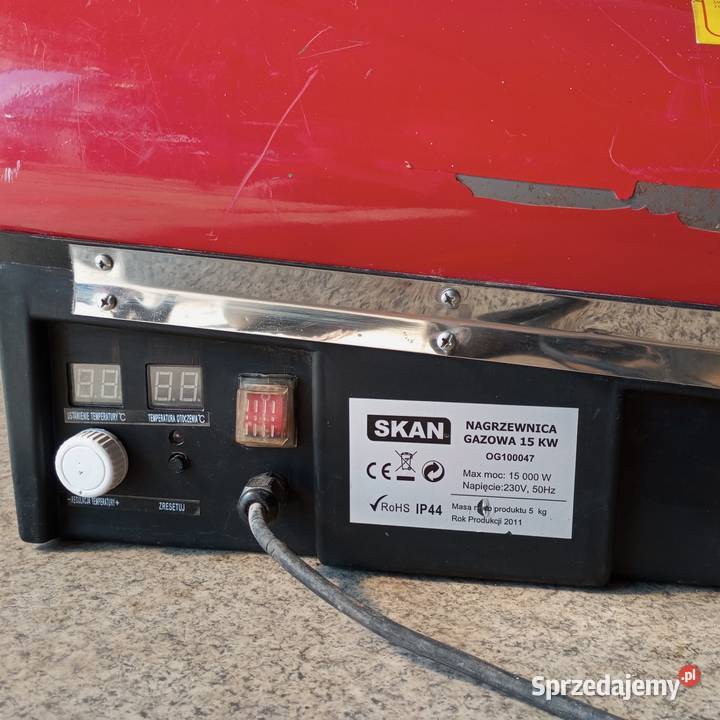 Nagrzewnica Gazowa 15KW OG100047 SKAN wysyłka Nagrzewnice dolnośląskie Złotoryja