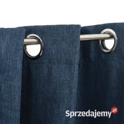 vidaXL Zasłona stylizowana na lnianą przelotki Warszawa