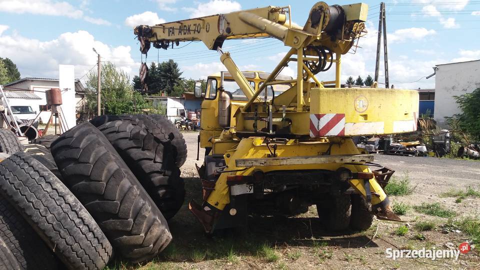 Dźwig IFA ADK70 Dźwigi, podnośniki Paczków