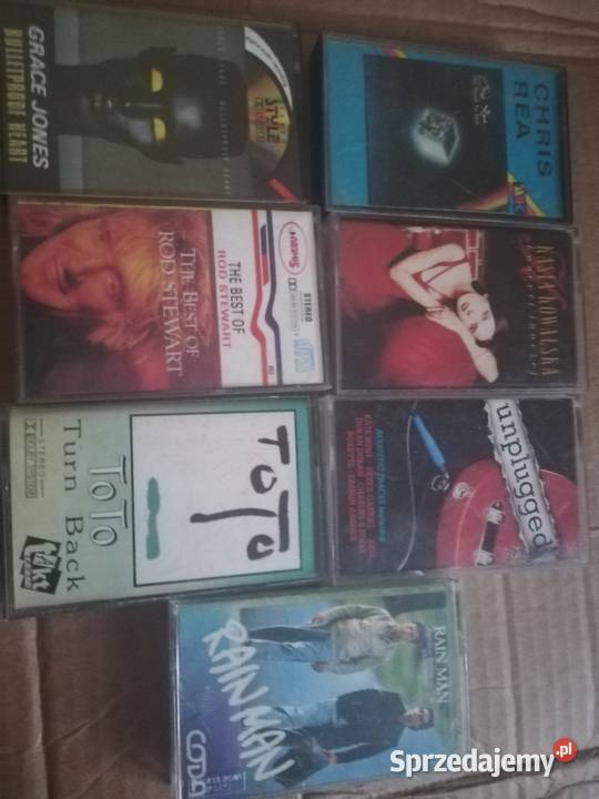 Kasety magnetofonowe muzyka rockowe Łódź sprzedam