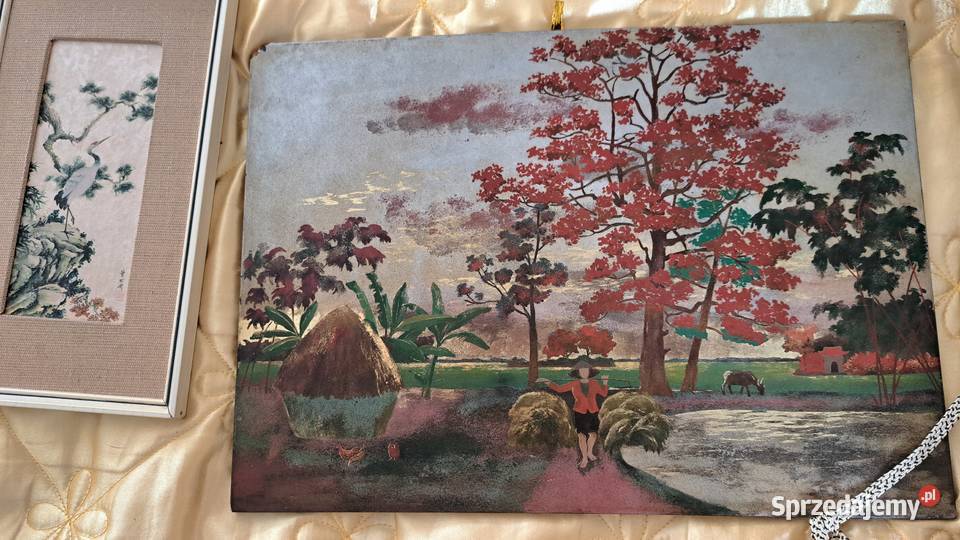 zwój oryginalny wyszywany chiński wzór mazowieckie Warszawa