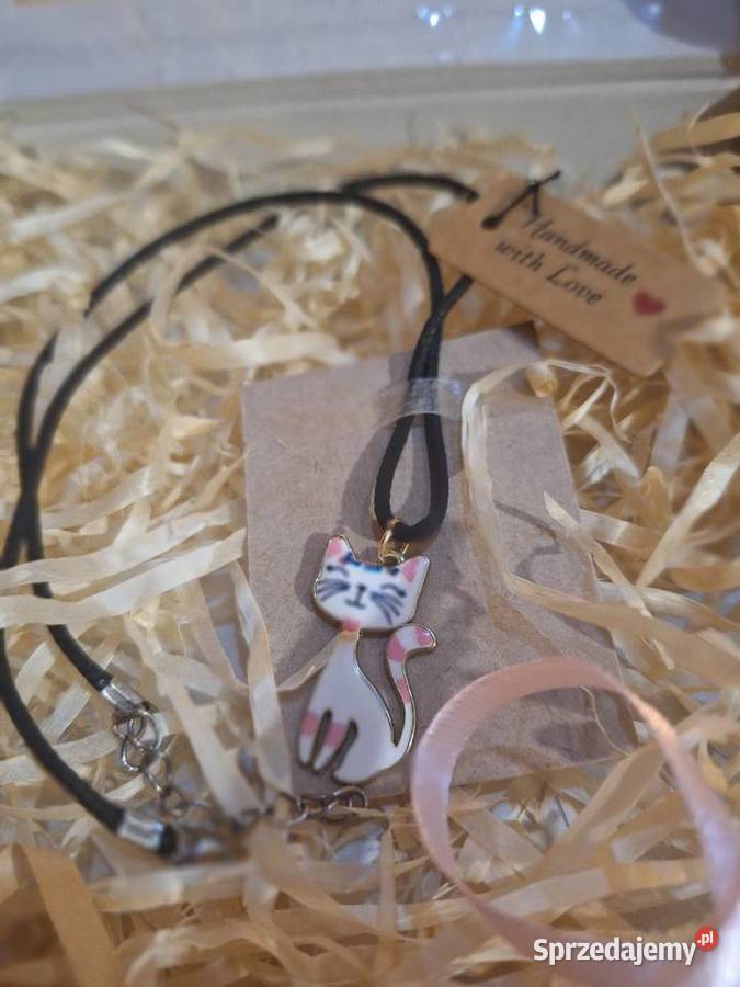 Naszyjnik stylowy wisior malowany ręcznie sprzedam