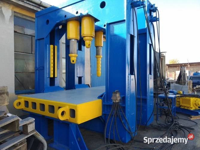 Prasa hydrauliczna bramowa PATENTUS PAT30022502 Biznes i Przemysł małopolskie Stary Sącz