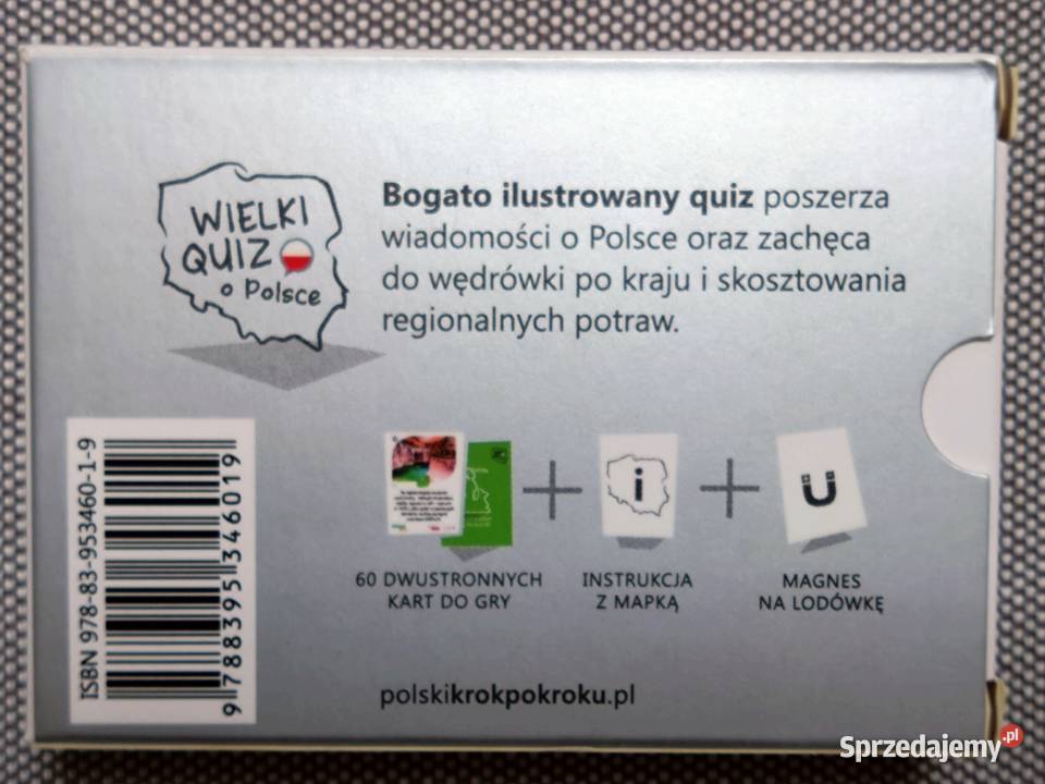 Wielki Quiz o Polsce gra językowa 8 lat+ Edukacyjne Zabawki Warszawa