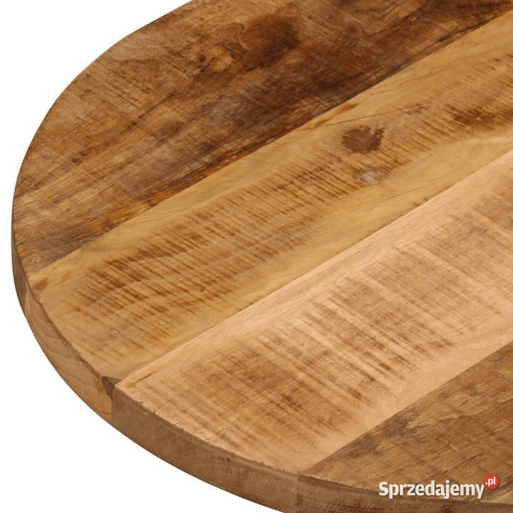 Blat stołu 90x40x38 owalny surowe drewno mango Warszawa sprzedam