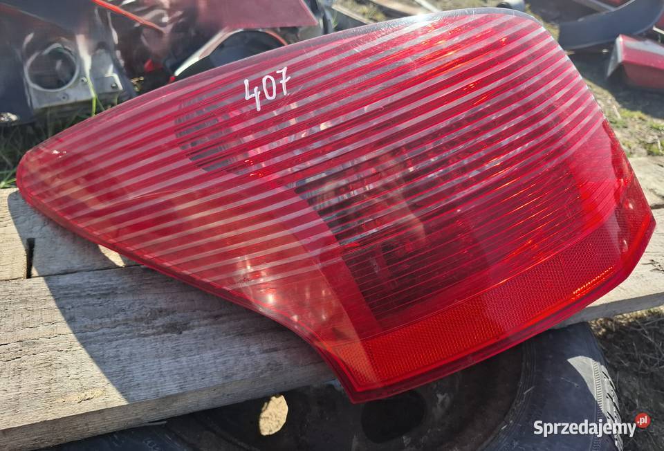 Lampa Lewa Tył Peugeot 407 Kombi lubelskie Wisznice