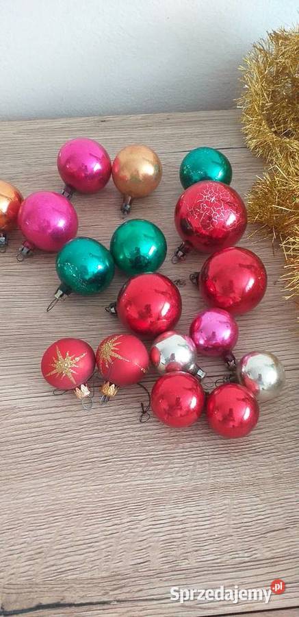 Ozdoby choinkowe prl Przedbórz