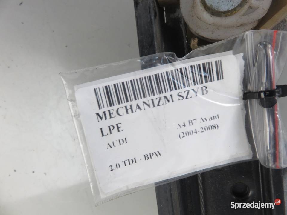 PODNOŚNIK SZYBY LEWY PRZEDNI AUDI A4 B7