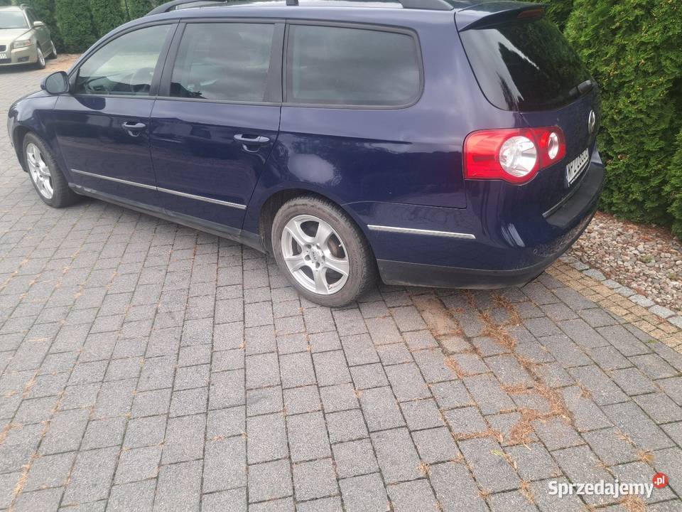 Vw pasat b6 20 170 2007r welurowa tapicerka Rypin