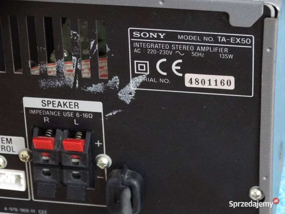 Wzmacniacz Sony TAEX50 mocny i sprawny WYSYŁKA Jasło