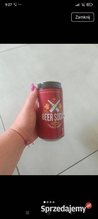 Skarpety W skarbonce w puszce prezent dwa w Lipiny sprzedam