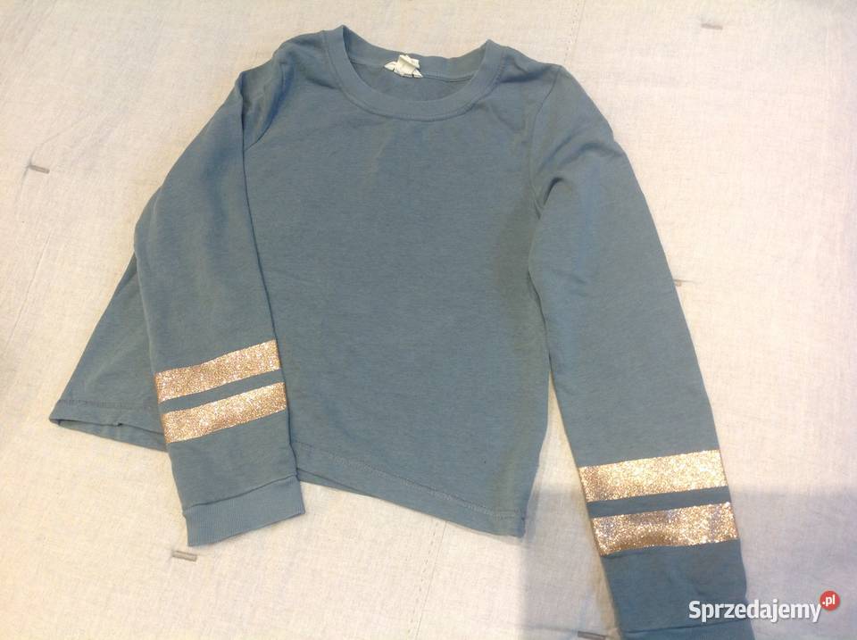 Grop Top Bluza Damska HM r XS zielona H&M Nowa Sól
