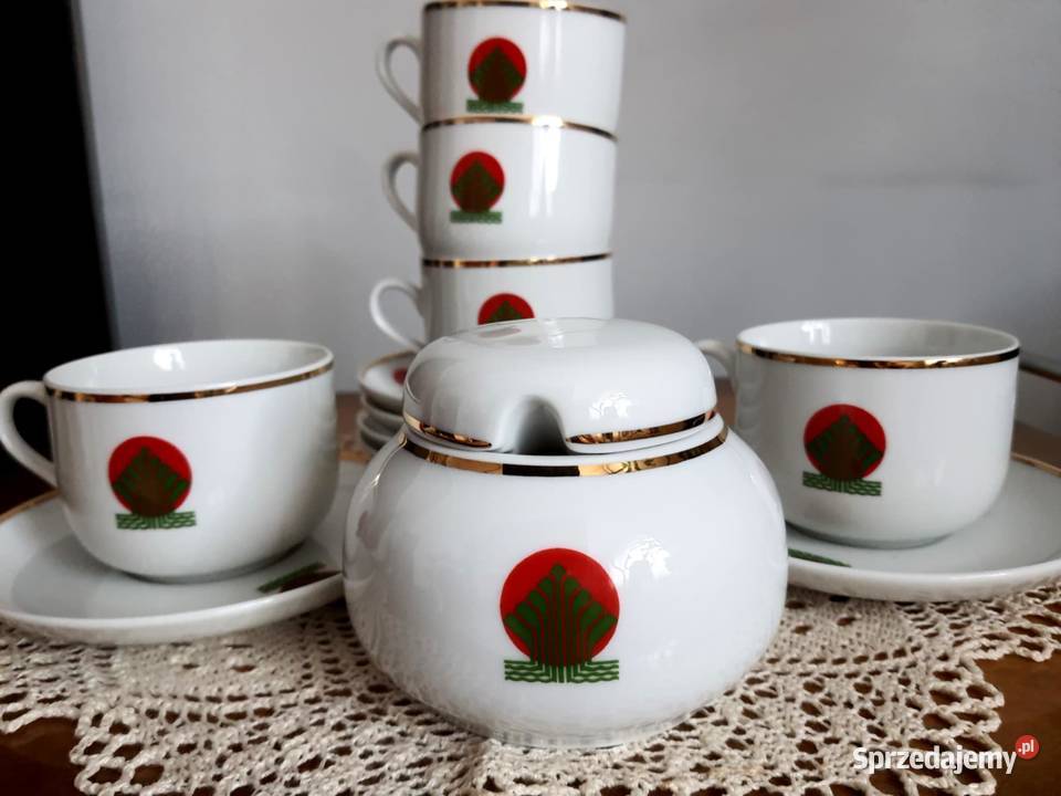 Porcelana Chodzież Logo NFOŚiGW art deco łódzkie