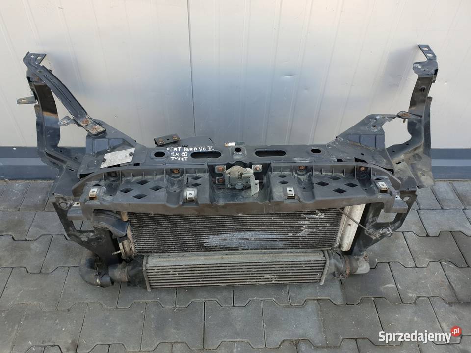 Fiat Bravo II 14 T PRZEDNI PAS CHŁODNICE KOMPLET osobowe Janów