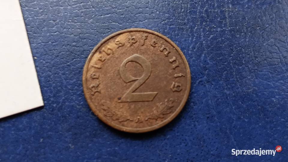 Stare monety 2 pfennig 1938 A NIemcy sprzedam