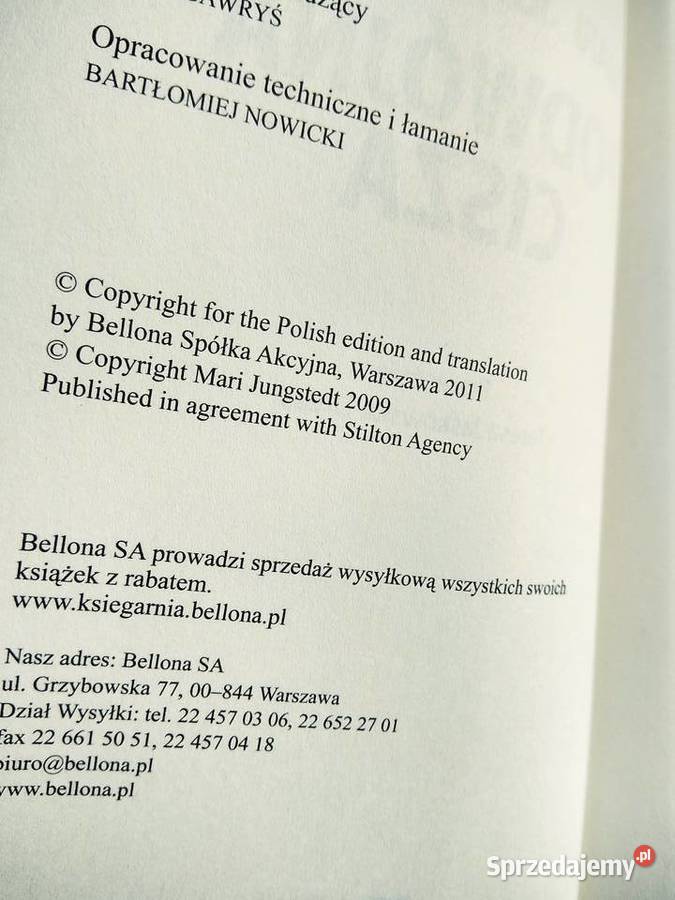 Podwójna gra pierwsze wydanie książki Antykwariat