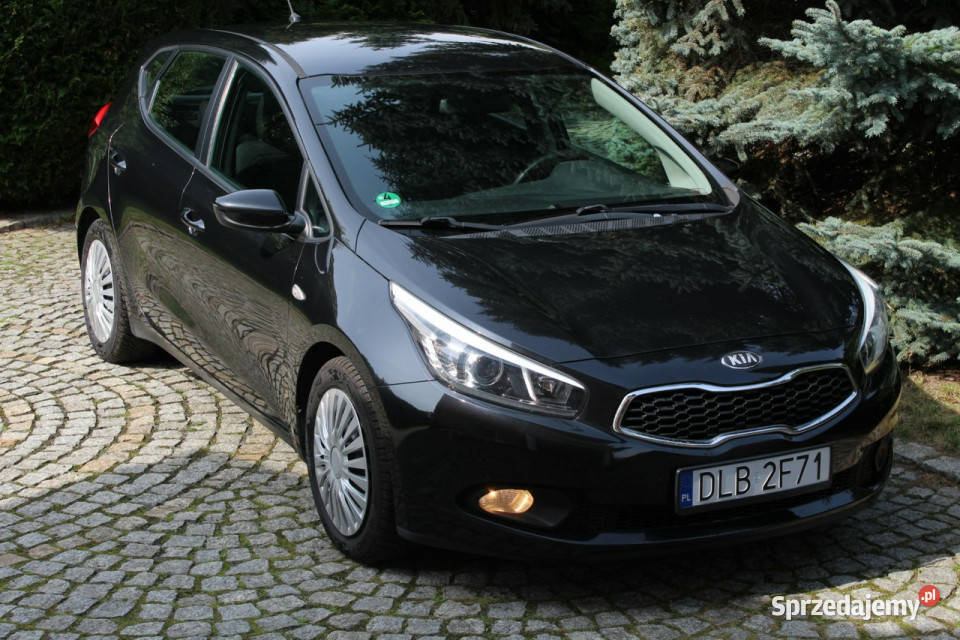 Kia Ceed Benzyna Gaz Zarejestrowany II 2012 czarny Lubań