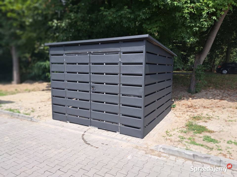 Wiatka ogrodowa GARAŻ BLASZANY Domek Ogrodowy