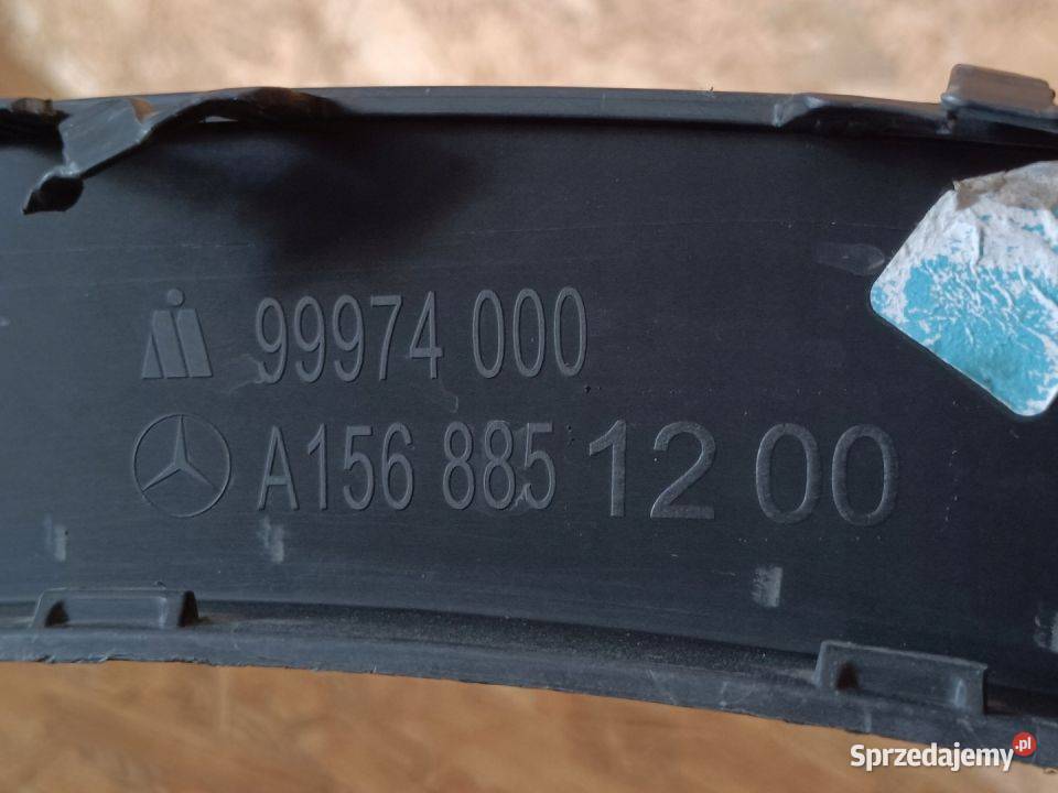 MERCEDES 156 GLA LISTWA BŁOTNIK PRAWY TYŁ osobowe