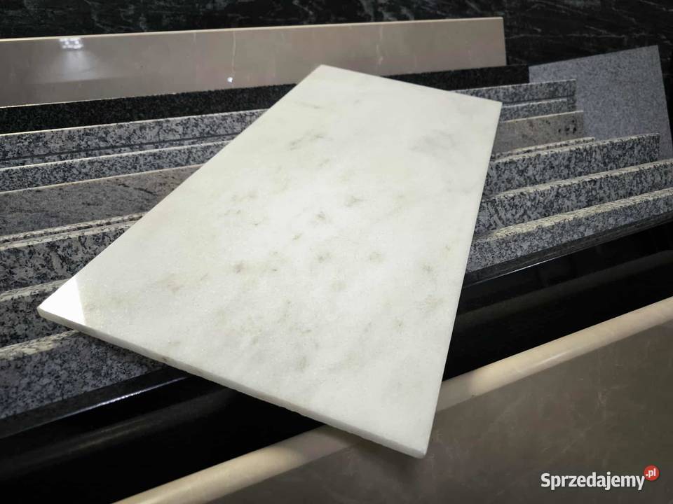 Płytki Marmur Mugla White polerowany 61x305x1 Wejherowo