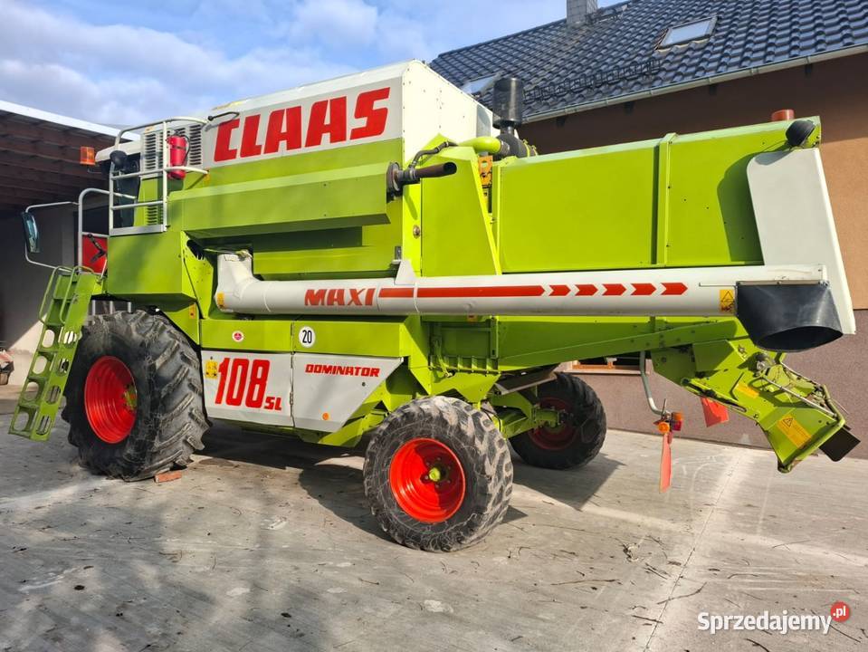 claas dominator 108 sl maxi heder 51m napęd Hydrostat Biała