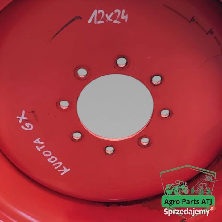 Felga R24 12x24 Kubota M 135 GX Ciechanowiec sprzedam