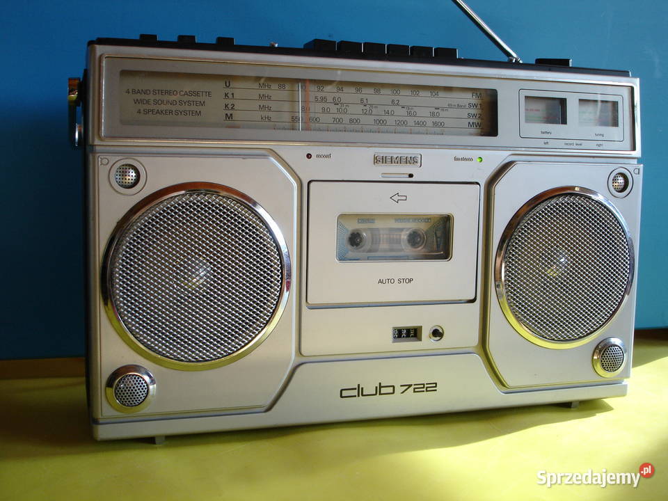 Radiomagnetofon SIEMENS CLUB 722 Antyki, Sztuka, Kolekcje Zielona Góra