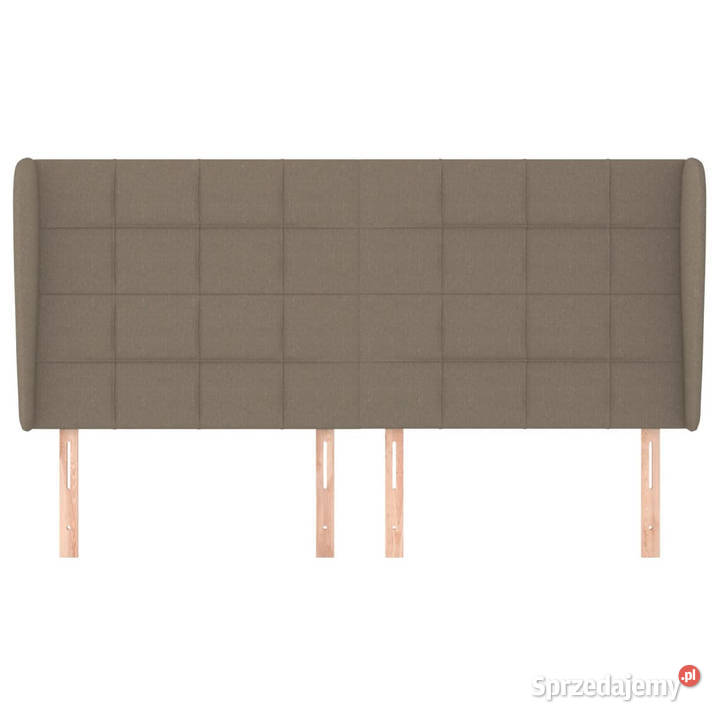 Zagłówek uszak taupe 163x23x118128 tkanina Warszawa