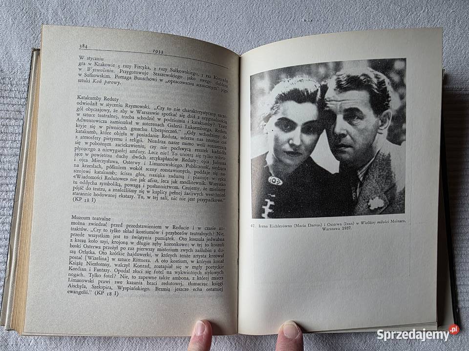 Żywot Osterwy Józef Szczublewski Kraków sprzedam