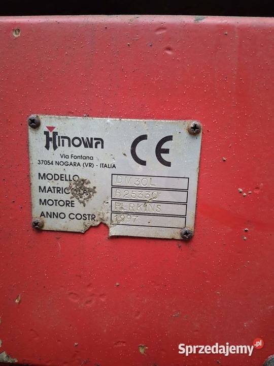 Koparka Hinowa 3 tonowa produkcja 1997 Łącko