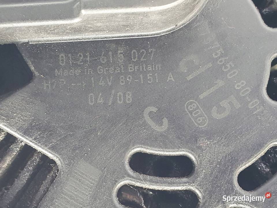 ALTERNATOR Mini Cooper R56 16 16V VTi 0121615027 osobowe Chełm