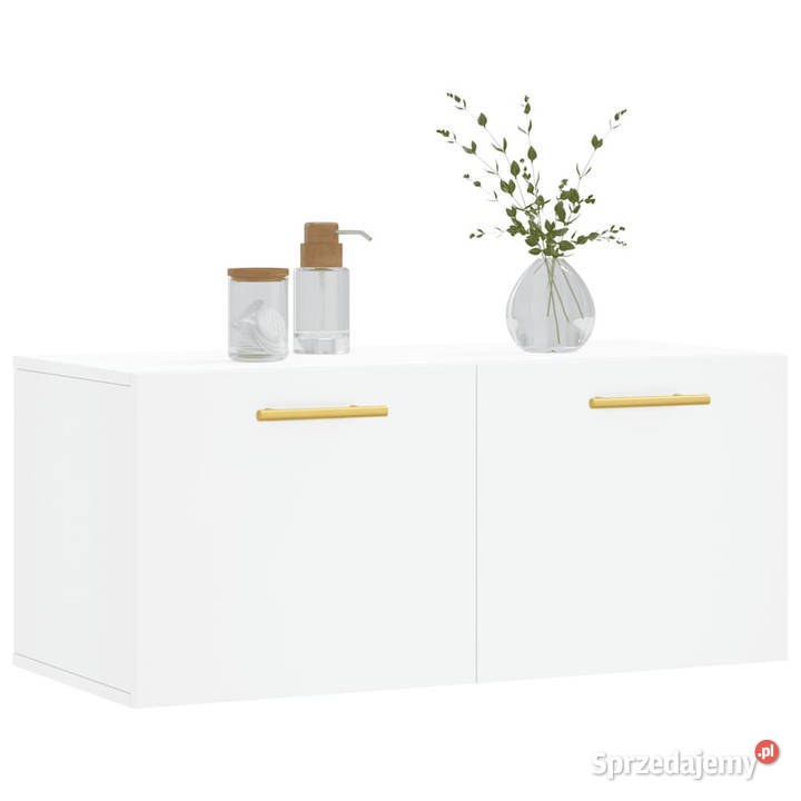 Szafka wisząca biała 80x365x35 materiał Warszawa