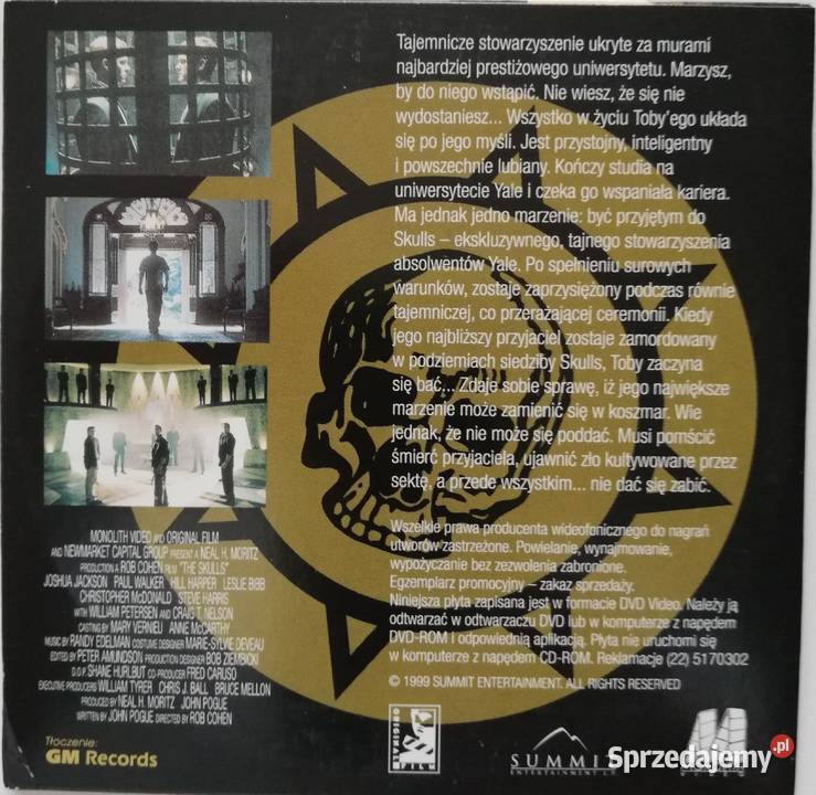 Sekta DVD Paul Walker Joshua Jackson William łódzkie