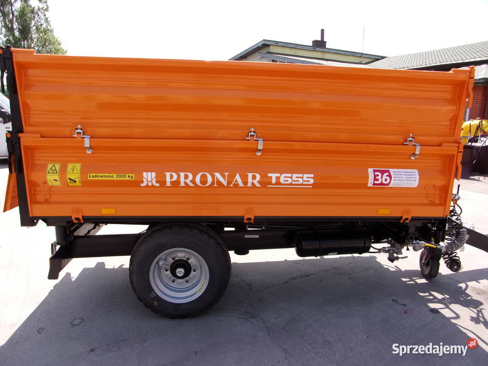 Przyczepa jednoosiowa 25tony T655 PRONAR Opoczno