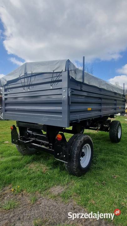 Przyczepa wywrotka Brandyss bas 6 ton nieuszkodzony Przyczepy rolnicze Mrowina