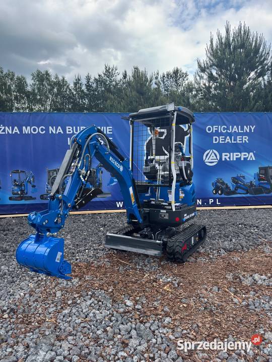 Minikoparka Rippa R15 ECO Kubota D722 TRANSPORT Szybkozłącze Motoryzacja Brudzowice