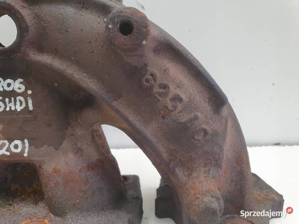Peugeot 206 16 16V KOLEKTOR WYDECHOWY NFU 109 Rudka