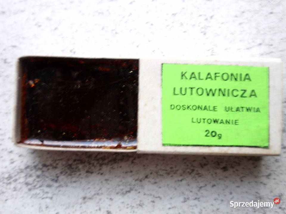 Kalafonia topnik do lutowania 20g sprzedam
