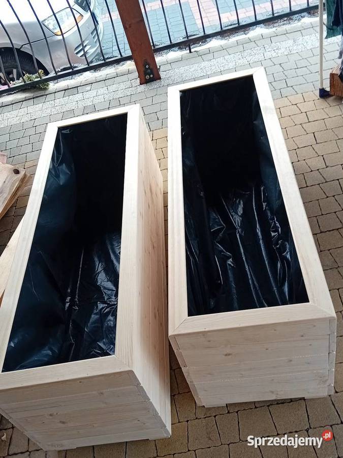 Doniczki drewniane Bulowice