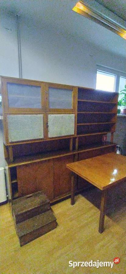 MEBLE APTECZNE DREWNIANE 60 LETNIE Mircze sprzedam