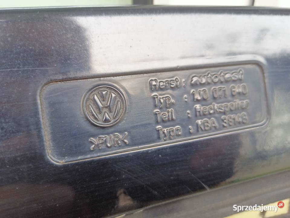VW Golf IV 4 HB hatchback lotka spoiler na klapę Sieradz