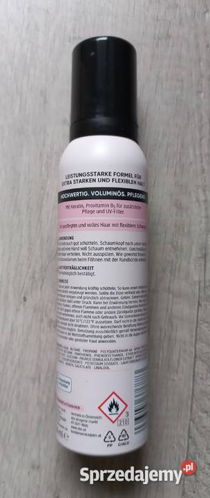Balea Professional KeratinVolumen Mocna pianka Chrzanów
