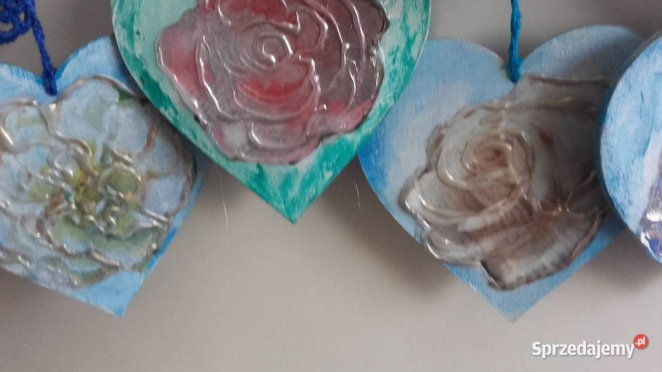 PRZEWIESZKI ZAKŁADKI DO KSIĄŻEK różane serduszka Piła