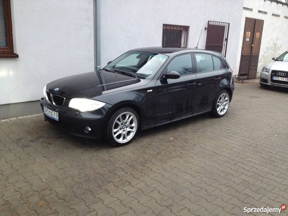BMW seria 1 E87 Navi Czarna Seria 1 Pleszew sprzedam