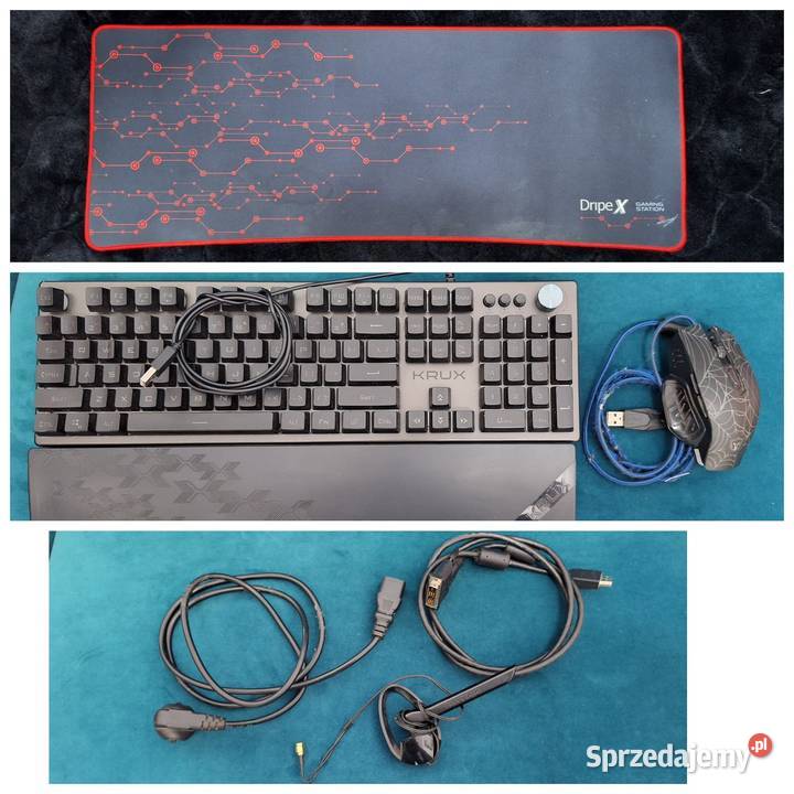 Komputer do gier pracy monitor ASUS 27 SSD 500GB Kostrzyn nad Odrą sprzedam