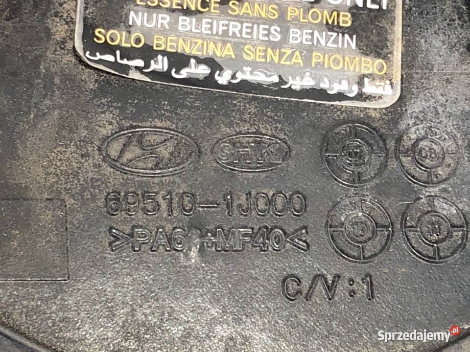 KLAPKA WLEWU PALIWA HYUNDAI i20 Hatchback BLACK podkarpackie