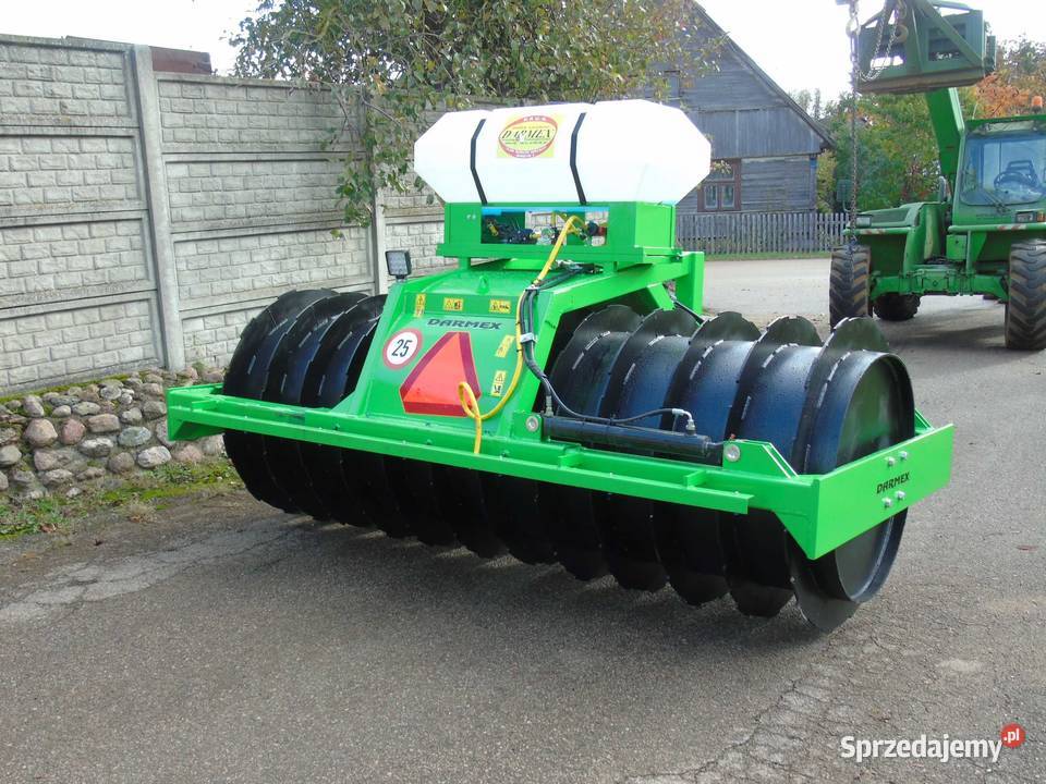 Wał pryzmowy hydrauliczny z aeratorem DARMEX Barszcze