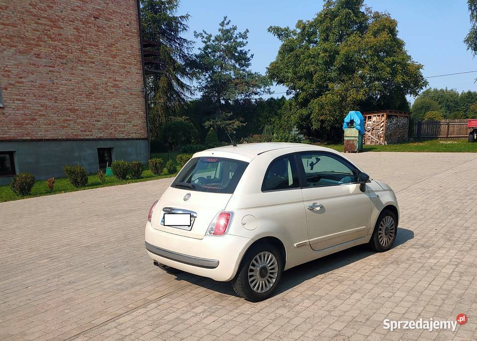 Fiat 500 Benzyna 12 Zadbany Biala Perla Warszawa sprzedam