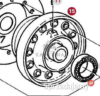 Fendt Favorit 514 Obudowa Mechanizmu Różnicowego Jastrzębniki sprzedam