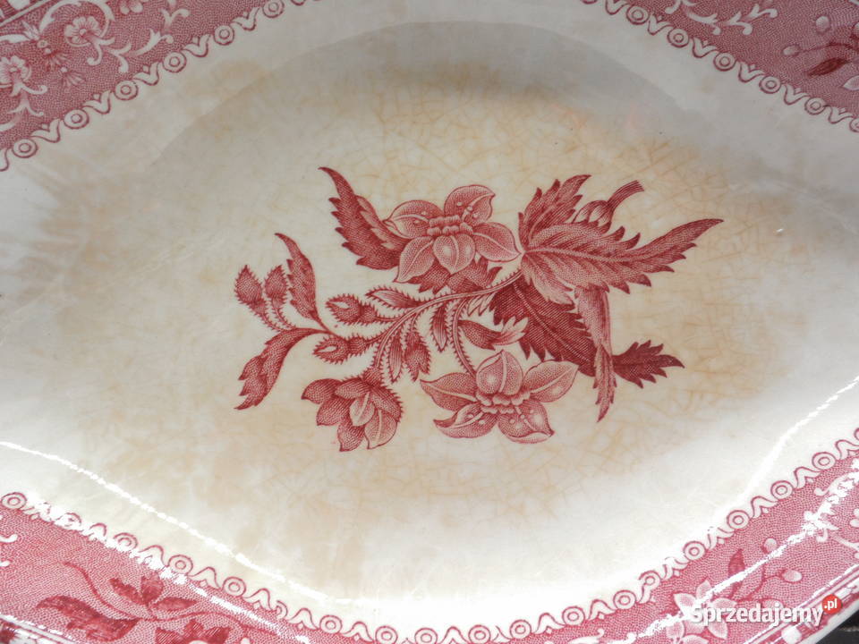 Półmisek Salinerka Spode Camilla Pink Red Anglia Raszków